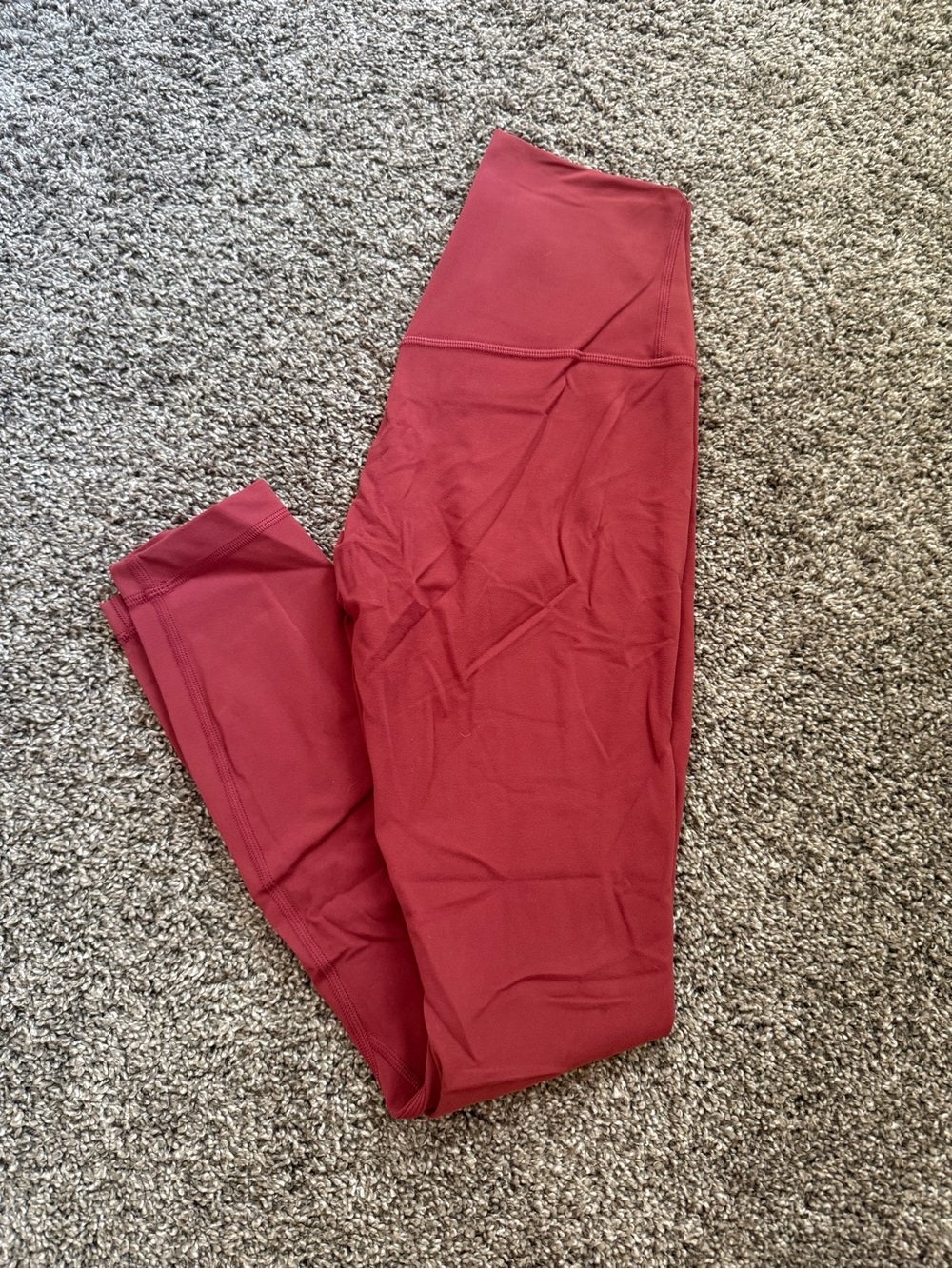 lululemon athletica High-Rise Burgundy Leggings